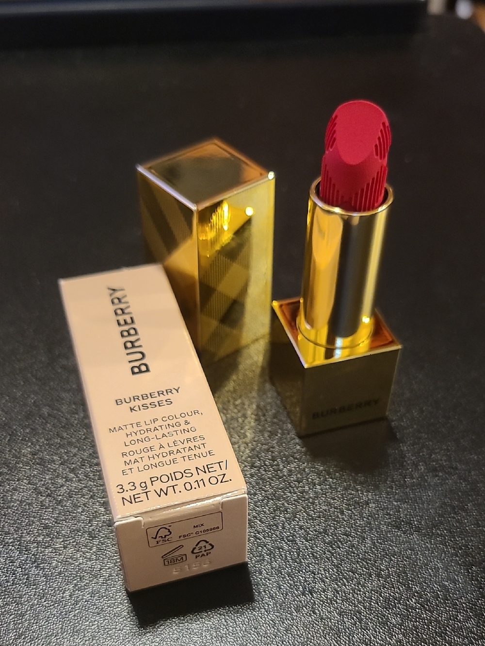 Burberry Kisses Matte Lipstick- 109 Military Red